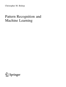 Pattern Recognition and  Machine Learning - 第1张图片